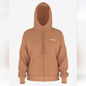 Pink VS full zip hoodie size mediam new with tags